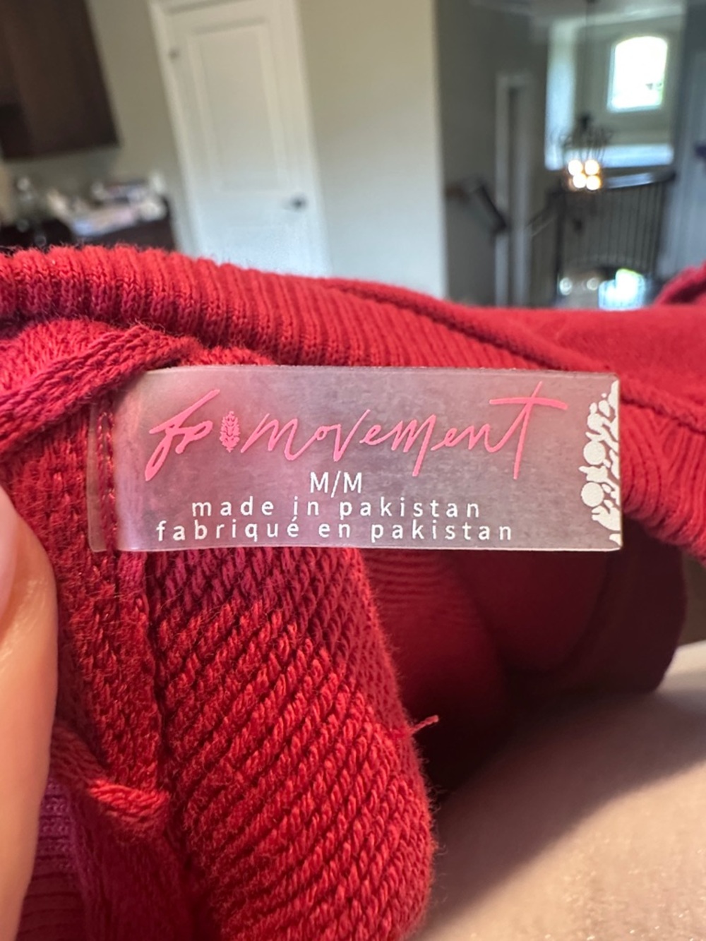 FP Movement by Free People Raspberry Knit Ruffle-Trim Tank - Picture 2 of 7